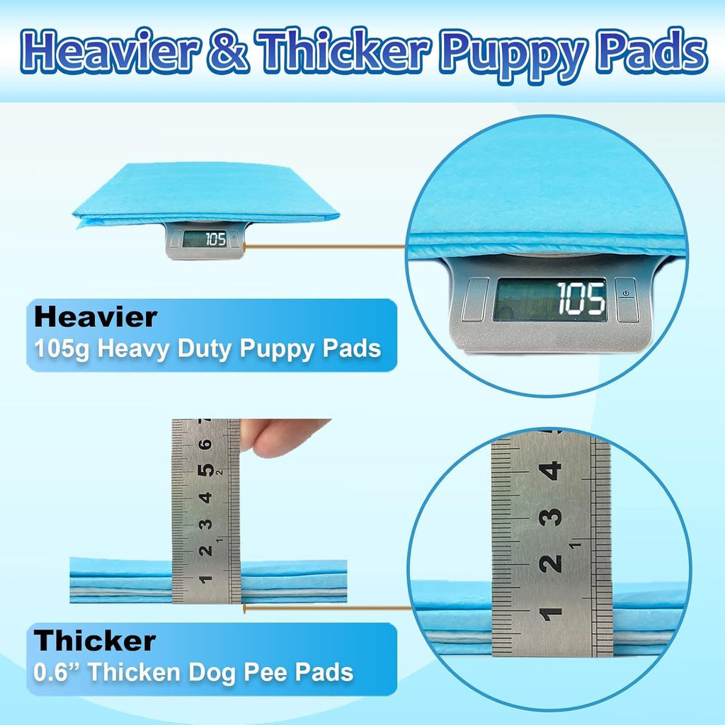 XXL Puppy Pads 30"X36", 30 Count Thicken Dog Pee Pads Extra Large, Puppy Pads Extra Large for Indoor, Outdoor Use, Heavy Absorbent Pee Pads for Dogs Extra Large